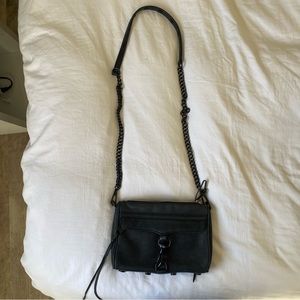 Rebecca Minkoff Black Leather Cross Body Bag
